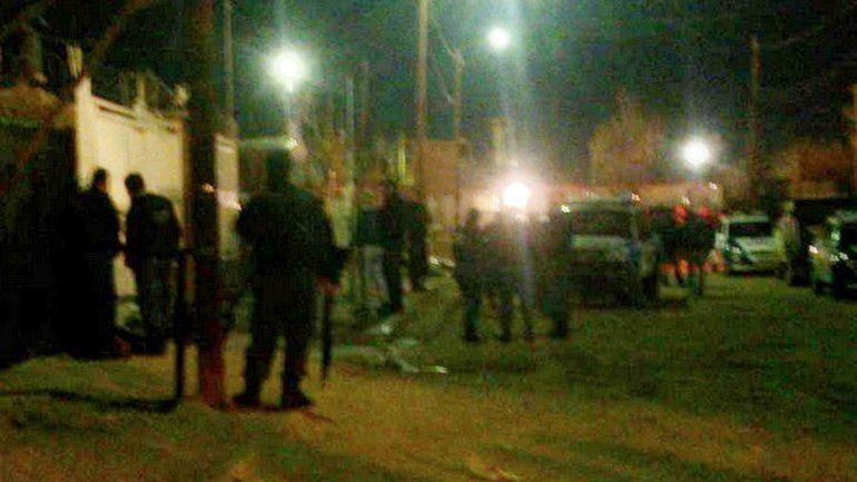 Foto de archivo de los incidentes en el barrio Progreso de Cutral Co.