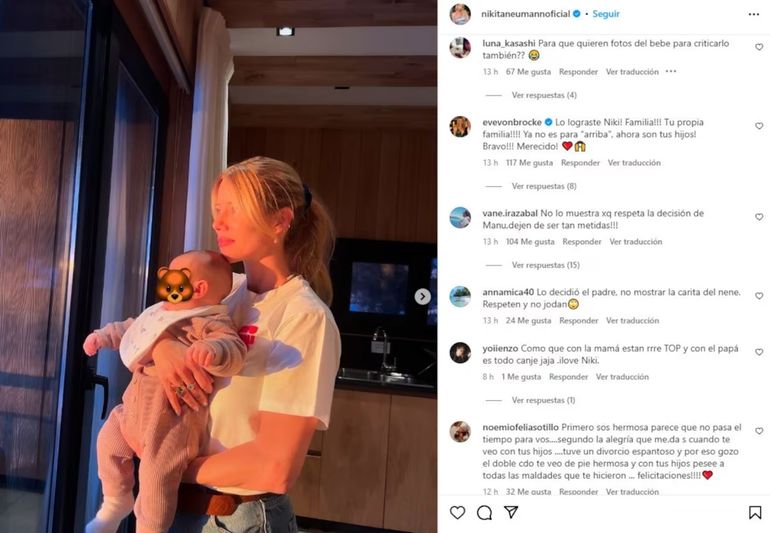 A Nicole Neumann le llovieron las críticas por sus fotos de Cruz A Nicole Neumann le llovieron las críticas por sus fotos de Cruz