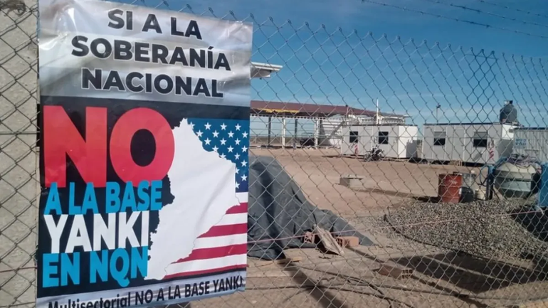 Multisectorial No a la Base Yankee en Neuquén: repudiaron la presencia de la jefa militar norteamericana en Argentina