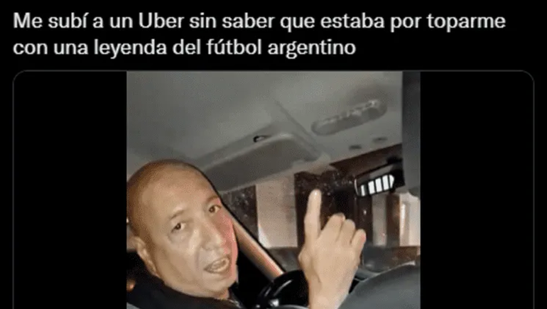 Se tomó un Uber y quedó sorprendido al ver quién era el chofer