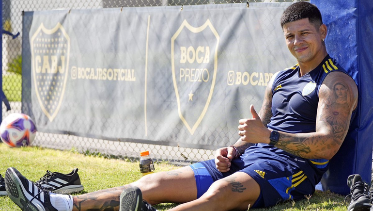 Rojo ya entrena y Langoni llegaría al Superclásico