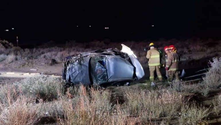 Un vuelco en Ruta 17 dejó al menos tres personas heridas 