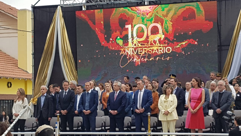 Con la presencia del Presidente, Centenario festejó sus 100 años