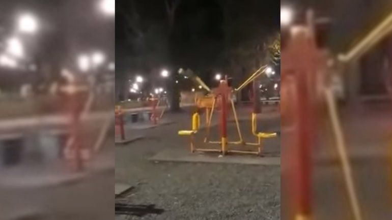 Tucumán: el video viral de un fantasma haciendo ejercicio