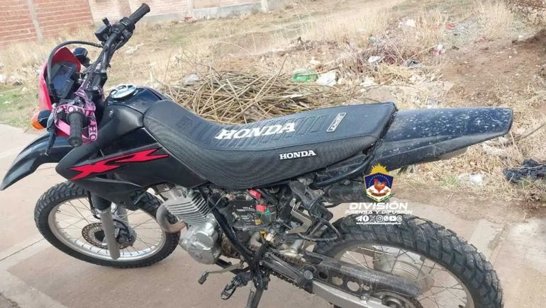 Joven manejaba por Cutral Co en una moto robada en Neuquén