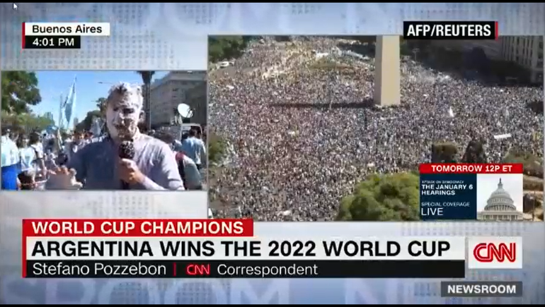 El que no salta, es un inglés: el incómodo momento que vivió un periodista extranjero