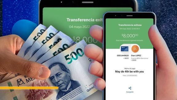Transfirió $12