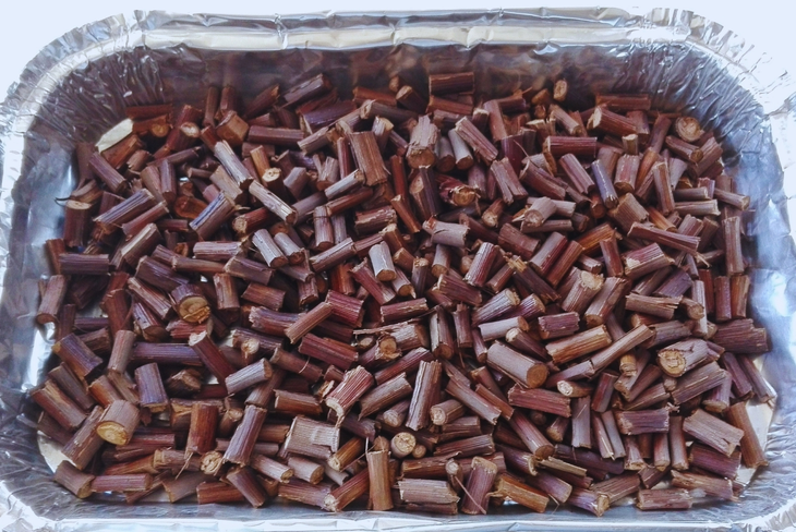 Este material vegetal constituye el principal residuo de la industria vitivinícola. Foto INTA Este material vegetal constituye el principal residuo de la industria vitivinícola. Foto INTA