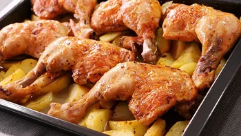 pollo al horno con papas version dona petrona pollo al horno con papas version dona petrona