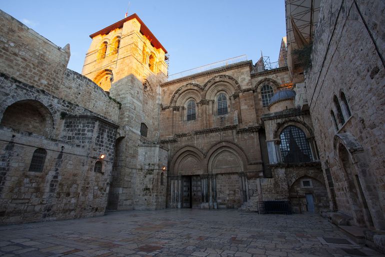 La iglesia del Santo Sepulcro, en Jerusalén.
