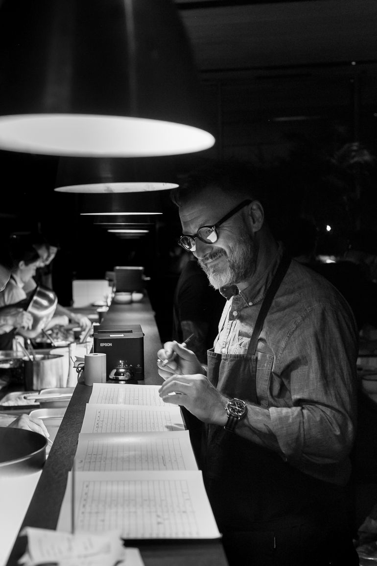 El reconocido cocinero Fernando Trocca bajo la cámara de Agustino Mercado
