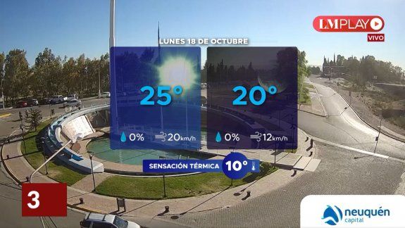 ¿Cómo estará el tiempo en Neuquén?