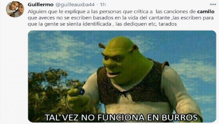 Reacción positiva a los temas de Camilo.