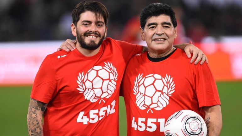 La contundente frase de Diego Maradona Jr. sobre la comparación entre su padre y Messi