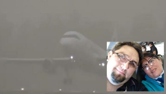 Iba en el avión que no pudo aterrizar: Me pasó todo por la cabeza