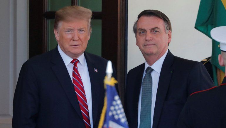 Fuerte apoyo de Trump a Bolsonaro