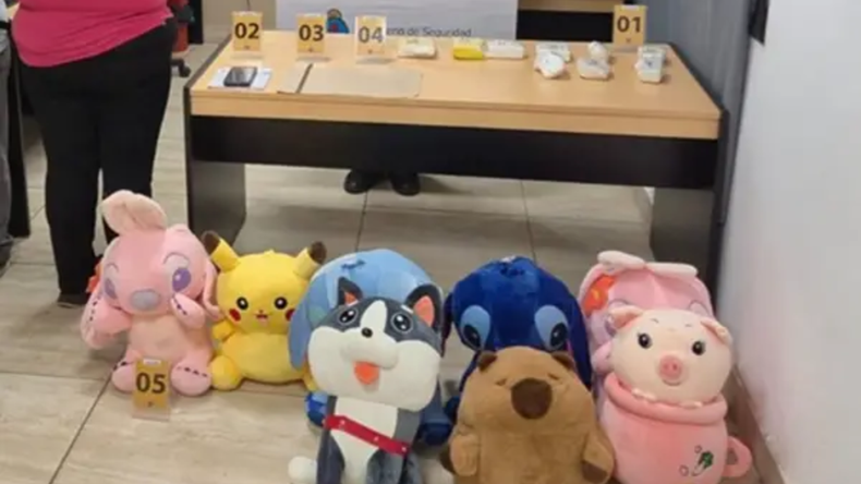 Una mujer llevaba más de dos kilos de cocaína escondidos dentro de osos de peluche | LM Neuquen Una mujer llevaba más de dos kilos de cocaína escondidos dentro de osos de peluche