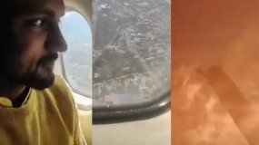 Video: los dramáticos últimos segundos previo a la tragedia del avión