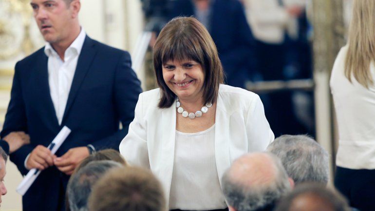 La ministra de Seguridad de la Nación