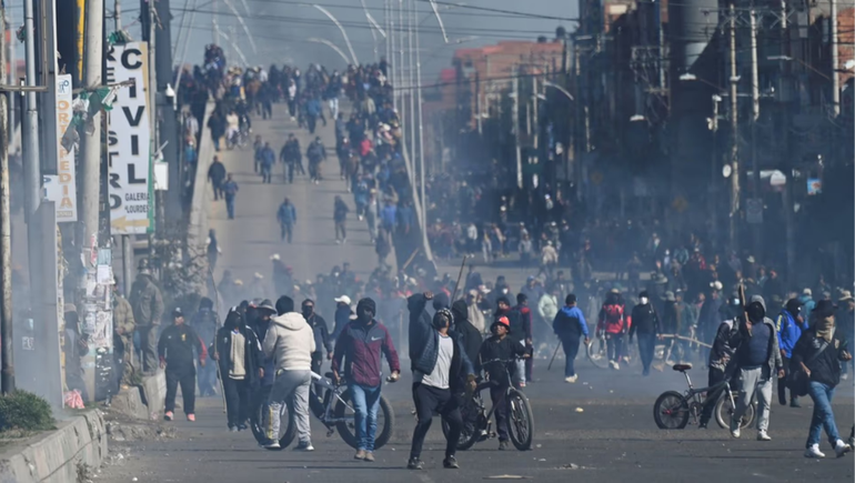 Las movilizaciones son impulsadas principalmente por la Central Obrera Boliviana (COB)