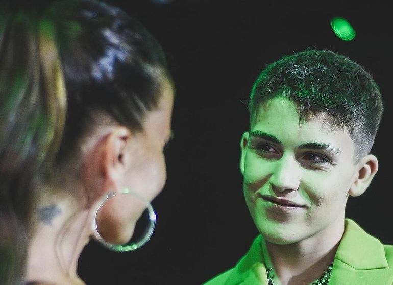 Florencia Peña y su hijo Juan Otero en la celebración de su fiesta de 15. Florencia Peña y su hijo Juan Otero en la celebración de su fiesta de 15.