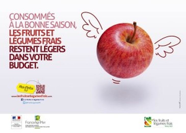 Campaña de promoción de las manzanas francesas en Colombia