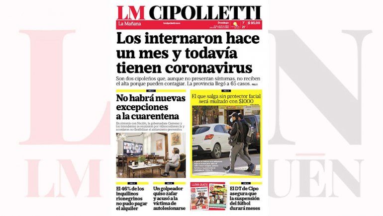 Mirá toda la edición impresa de LM Cipolletti