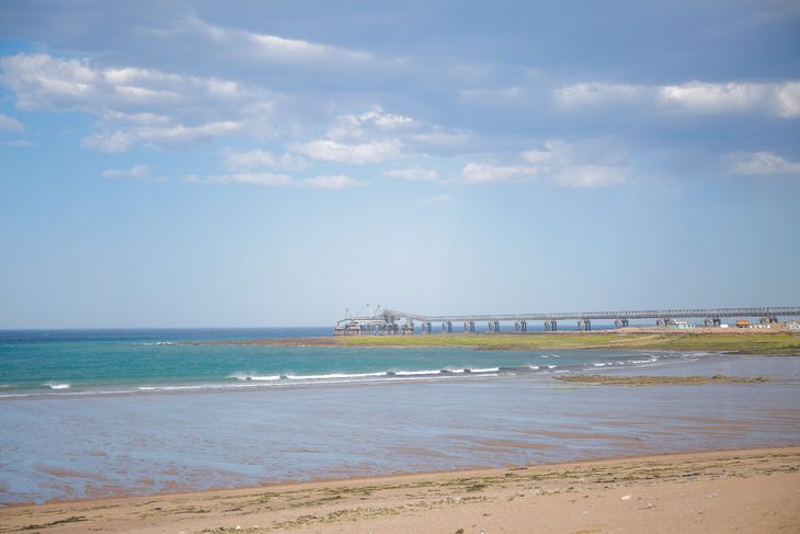 El VMOS ya superó los 380 km de cañería instalada. La megaobra llevará crudo de Vaca Muerta a Punta Colorada, Río Negro, para el 2026. Foto: Leandro Cairuga. El VMOS ya superó los 380 km de cañería instalada. La megaobra llevará crudo de Vaca Muerta a Punta Colorada, Río Negro, para el 2026. Foto: Leandro Cairuga.