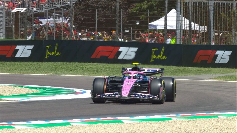 Franco Colapinto comenzó su fin de semana en Imola