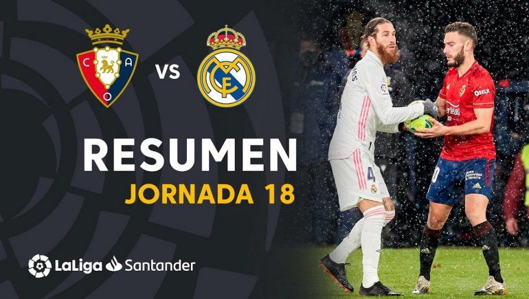 Real Madrid empata y repartió los puntos con el Osasuna