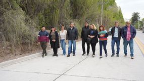 Gaido y Figueroa inauguraron el asfalto en Obrero Argentino