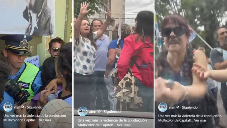 Incidentes en la primera mesa de negociación paritaria de ATEN frente a Casa de Gobienro. Incidentes en la primera mesa de negociación paritaria de ATEN frente a Casa de Gobienro.