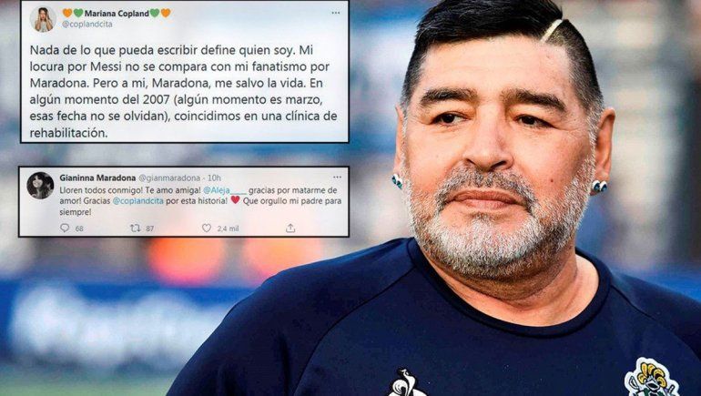 Maradona le salvó la vida en una clínica de rehabilitación