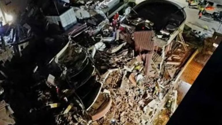 El derrumbe en Villa Gesell generó una gran preocupación. El derrumbe en Villa Gesell generó una gran preocupación.