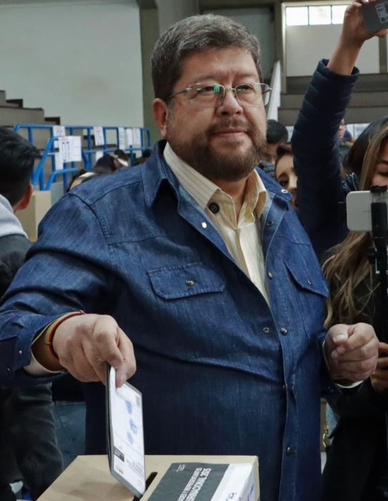 Samuel Doria Medina, representante de la centroderecha, llegó como favorito en las encuestas pero terminó en el tercer lugar y fuera del balotaje.  