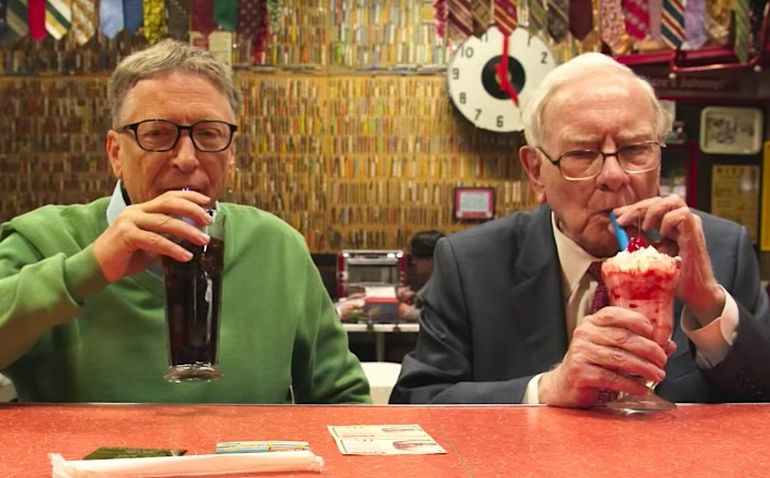 Bill Gates y Warret Buffett.