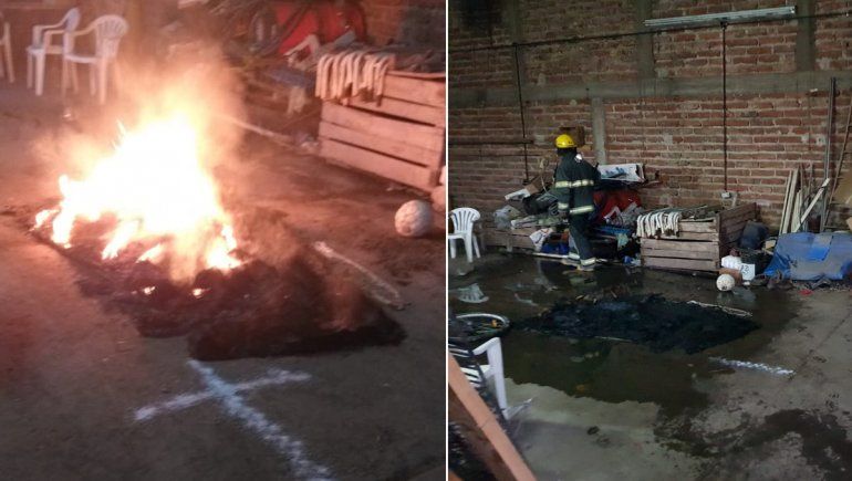 Crece el misterio en Centenario: ahora aparecieron cruces de sal y prendas quemadas