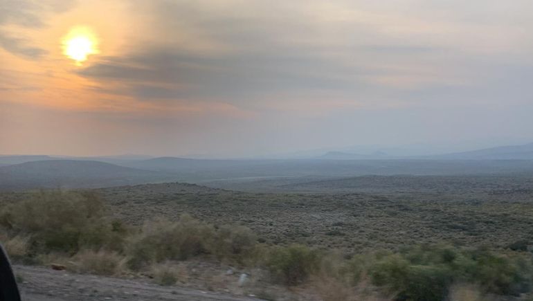 Por un gran incendio en Chile, llegó el humo al centro y norte de Neuquén