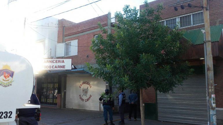 Se incendió una carnicería sobre calle Belgrano