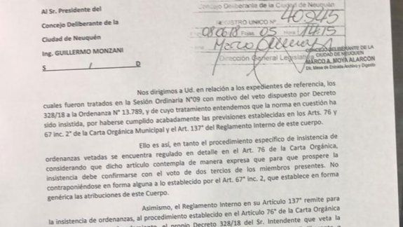 El MPN ve el fin de la cláusula gatillo y Pechi se defiende