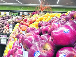 Las vetas de manzanas no repuntan en el mercado interno. Las vetas de manzanas no repuntan en el mercado interno.