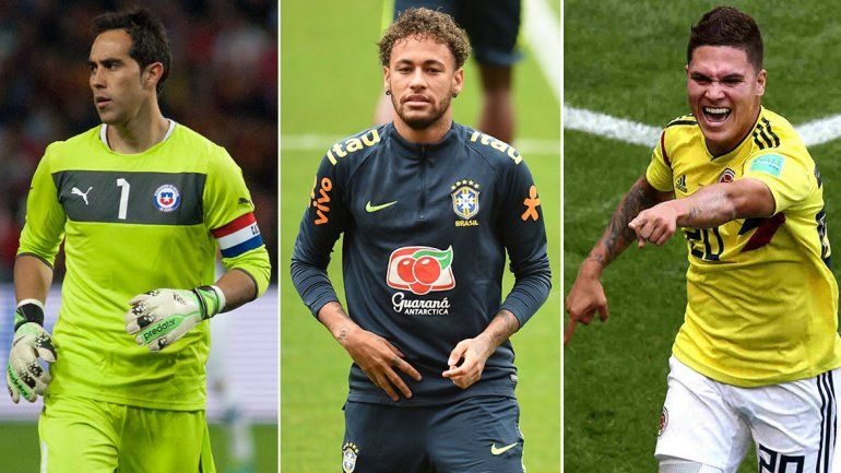 Los grandes ausentes de la Copa América, con Ney a la cabeza