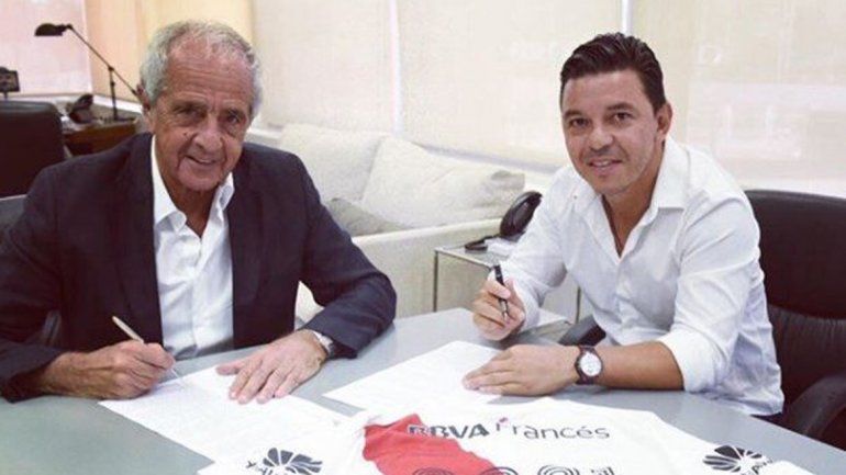 Gallardo para rato: el técnico de River renovó su contrato hasta 2021