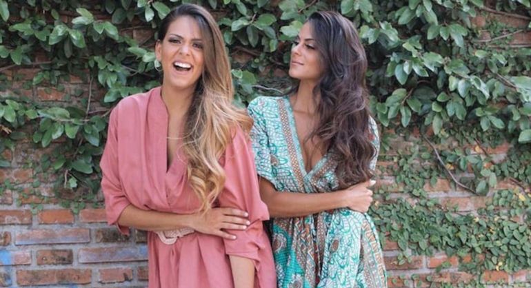 La foto retro que mostraron las hermanas Belu y Emily Lucius