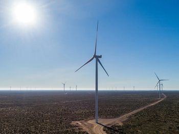 El parque eólico Pomona cuenta con 29 aerogeneradores. Foto: gobierno de Río Negro