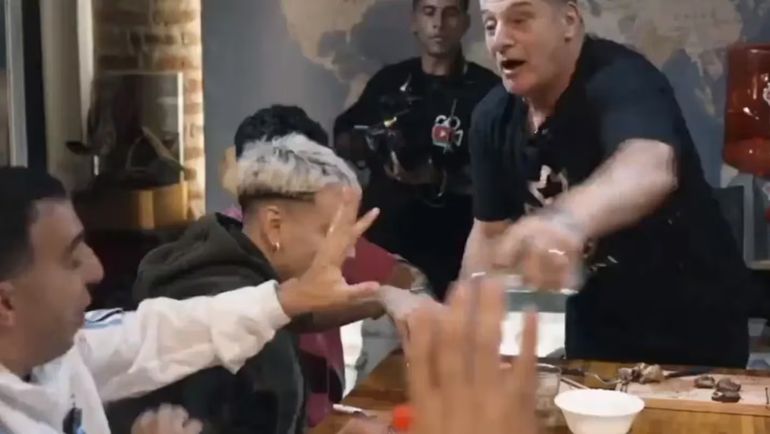 El momento de la pelea de el Turco García El momento de la pelea de el Turco García