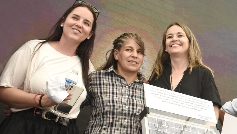 Margarita, la primera administradora neuquina de un parque solar