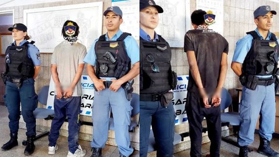 La Policía los agarró cuando huían tras robar en una obra en construcción