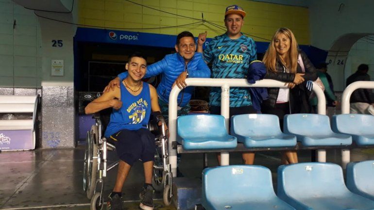 Emotivo: cumplió el sueño de conocer La Bombonera