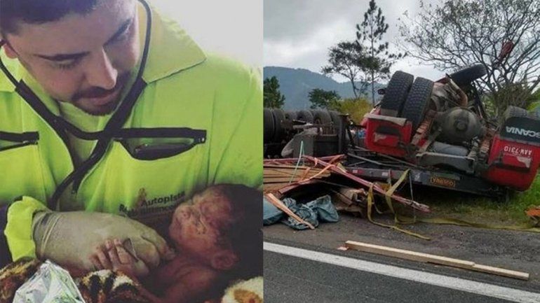 La niña fue rescatada del cuerpo de su mamá